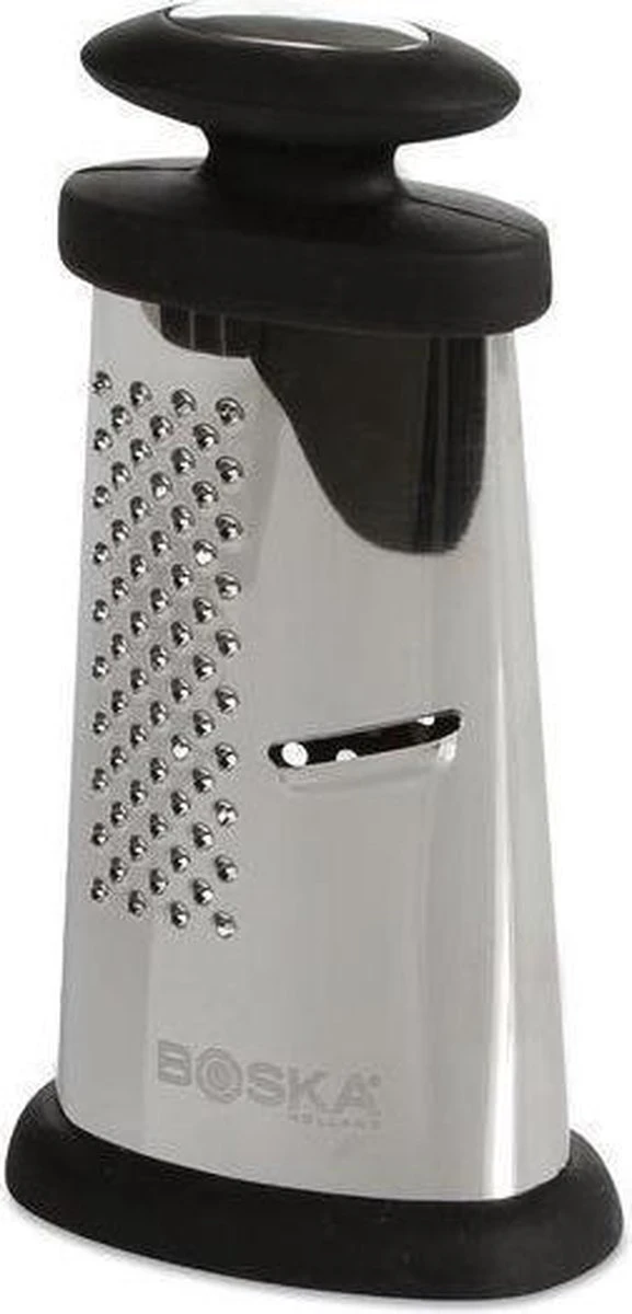 Boska Trio Formaggio - Tafelrasp Met 3 Raspmethodes - Multifunctioneel - Zilver/Zwart - Afbeelding 10