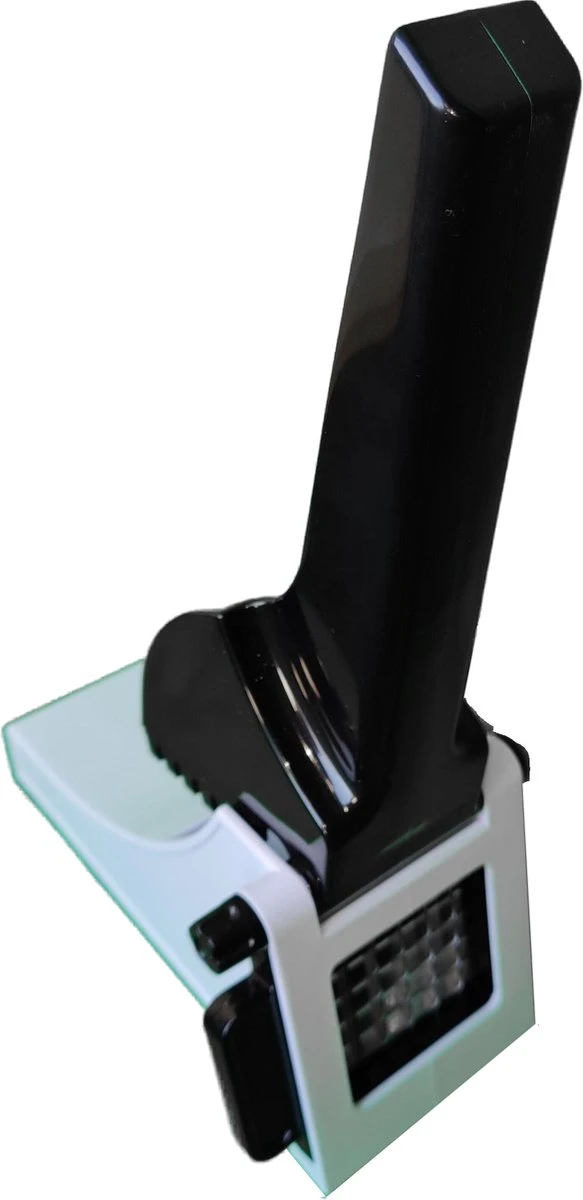 Merkloos Frietsnijder | Groentesnijder | Patatsnijder | Multifunctioneel | Met Handleiding | Sterke Messen | Wit - Afbeelding 2