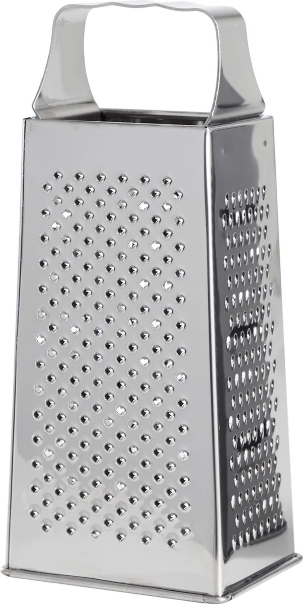 DAY Rasp - Blokrasp - RVS - 4 Zijden - Kaasrasp - Handrasp - Zilver