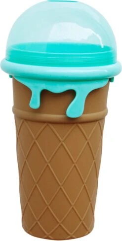 Belenthi Slushy Maker - Slush Puppy Maker - Slushy Cup - Ijsvormpjes - Incl. Eetlepel En Rietje- Slush Puppy Machine