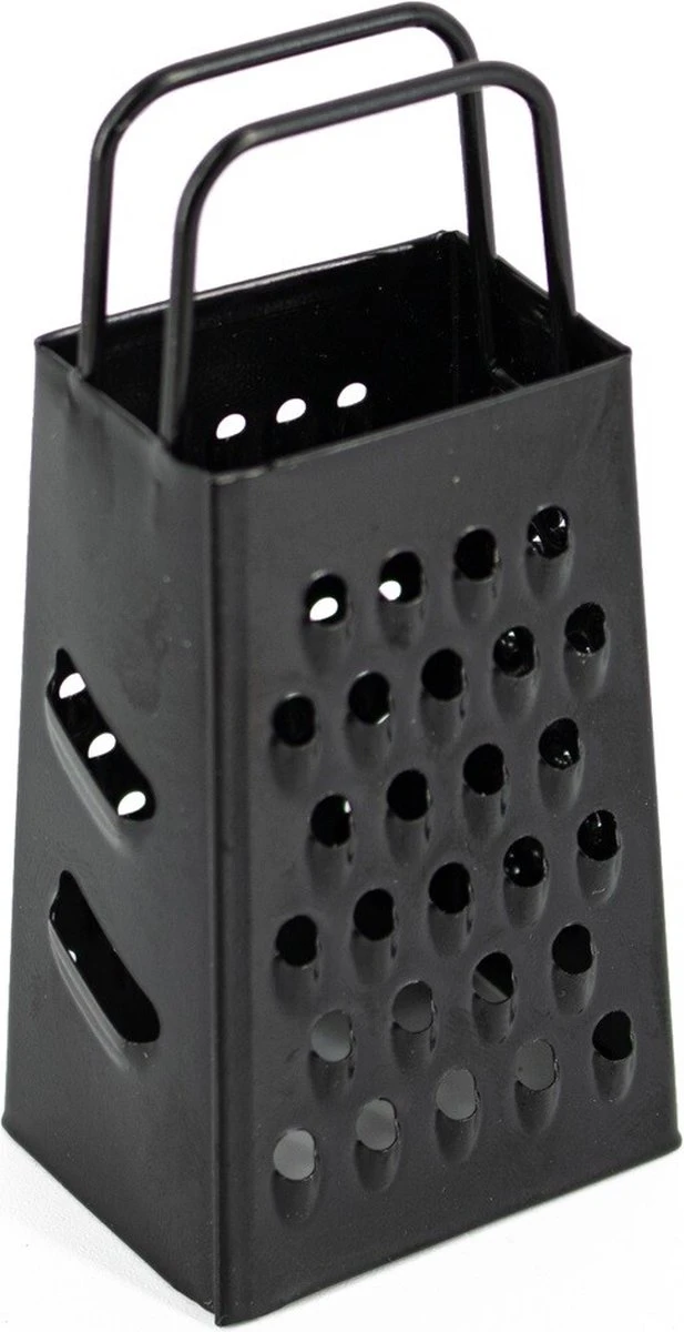 Mini Amberrasp Zwart - Raspje Voor Amberblokjes/geurblokjes - Amberraspje Black - Afbeelding 3