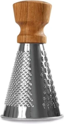 Boska Tafelrasp Mini Oslo - Kaasrasp - Met 3 Snijvlakken - Bruin/Zilver