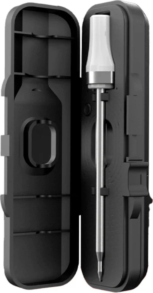 BBQ PRO - Vleesthermometer Draadloos - 2-in-1 Oventhermometer - BBQ Thermometer - App & Bluetooth - Thermometer Koken - Meater - RVS & Fast Charger - 30 Meter - Valentijn - Vaderdag - Moederdag - Grillmeister - Afbeelding 7