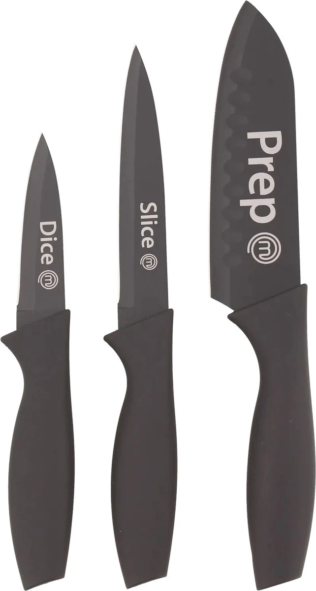 Set Snijplanken Masterchef - 3 Delig + 3 Delig Messenset - Bamboo Luxe Design - Duurzaam Hout - Keuken - Wonen - Cadeau Chef - Kook Gadget - Paas Cadeau - Afbeelding 4