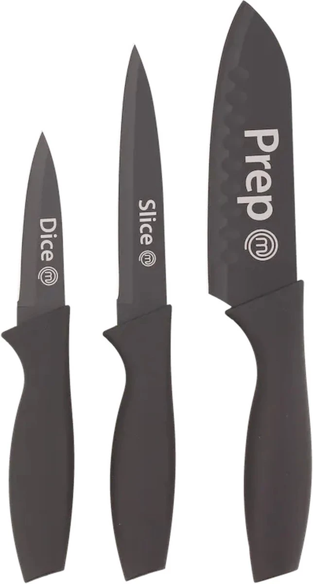 MasterChef Snijplanken 3 Stuks + MasterChef Keramische Messenset 3-delig - Afbeelding 5