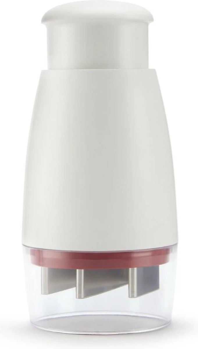 Zyliss E910012 Uienhakker Wit - RVS Mesjes