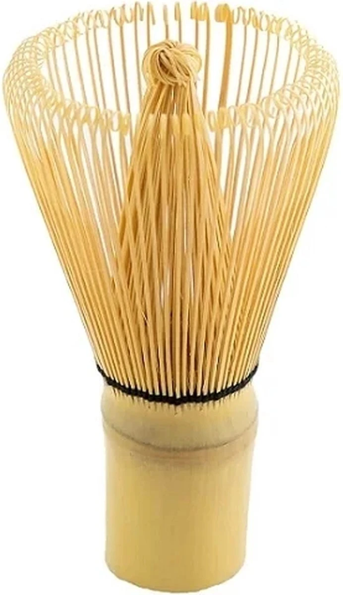 Merkloos Matcha Klopper - Matcha Whisk Bamboe
