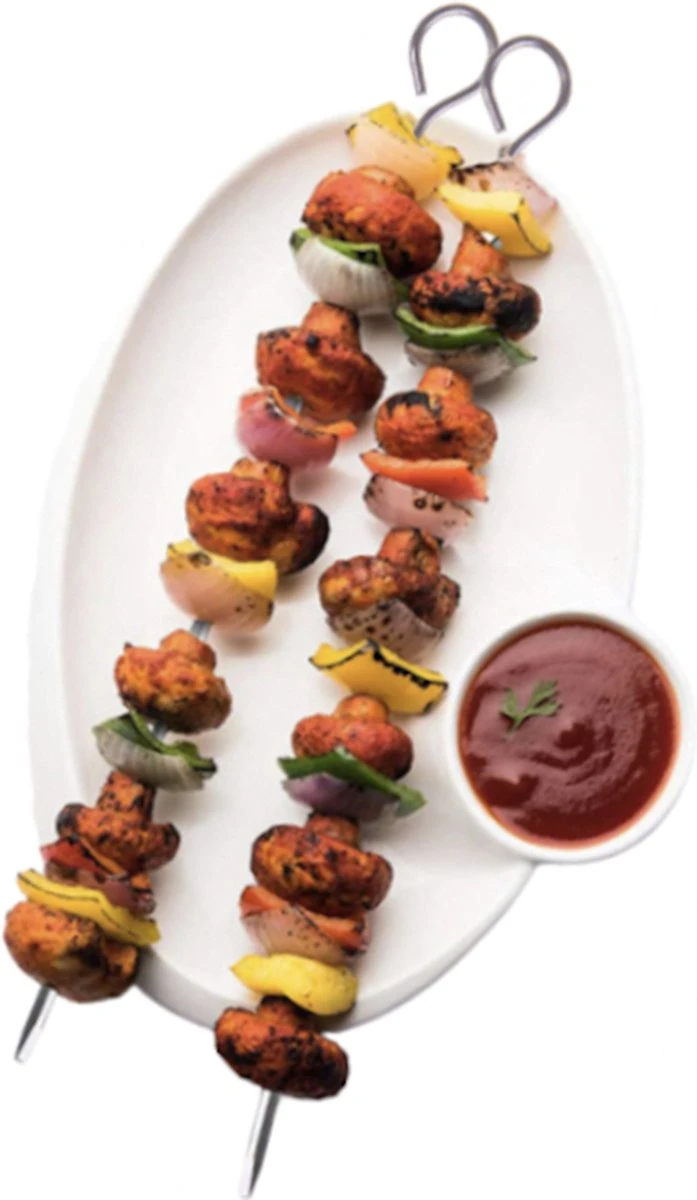 PD® - Barbecue Spiezen 30 Cm - 6delig - BBQ Spiezen Set - Spiezen Voor Marsmallows - Vleesspiezen - Vleespennen - Saté Prikkers - Afbeelding 3