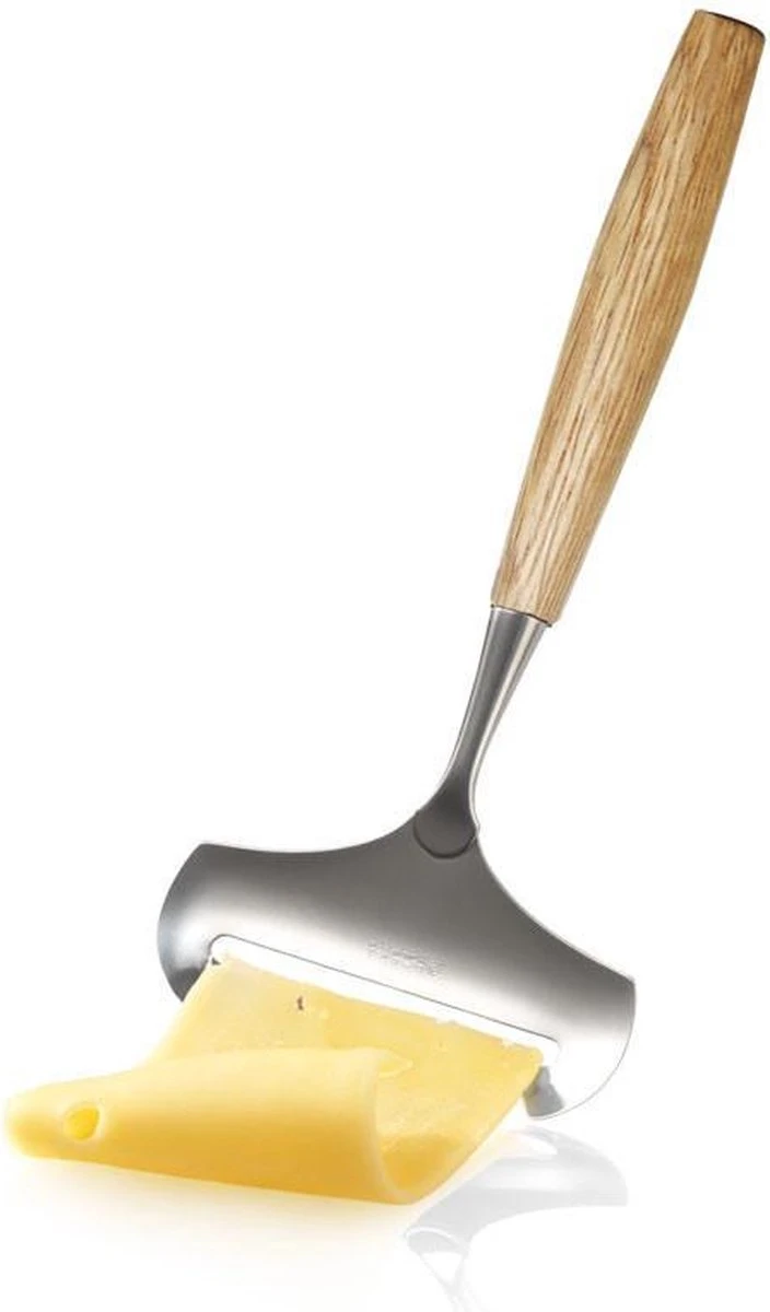 Boska Kaasschaaf Zacht Oslo - Kaasschaaf Jonge Kaas - Kaasschaaf Zachte Kaas - Kaasschaaf Houten Handvat - RVS - Keukengerei - Keuken Accessoires - 10 Jaar Garantie - Afbeelding 2