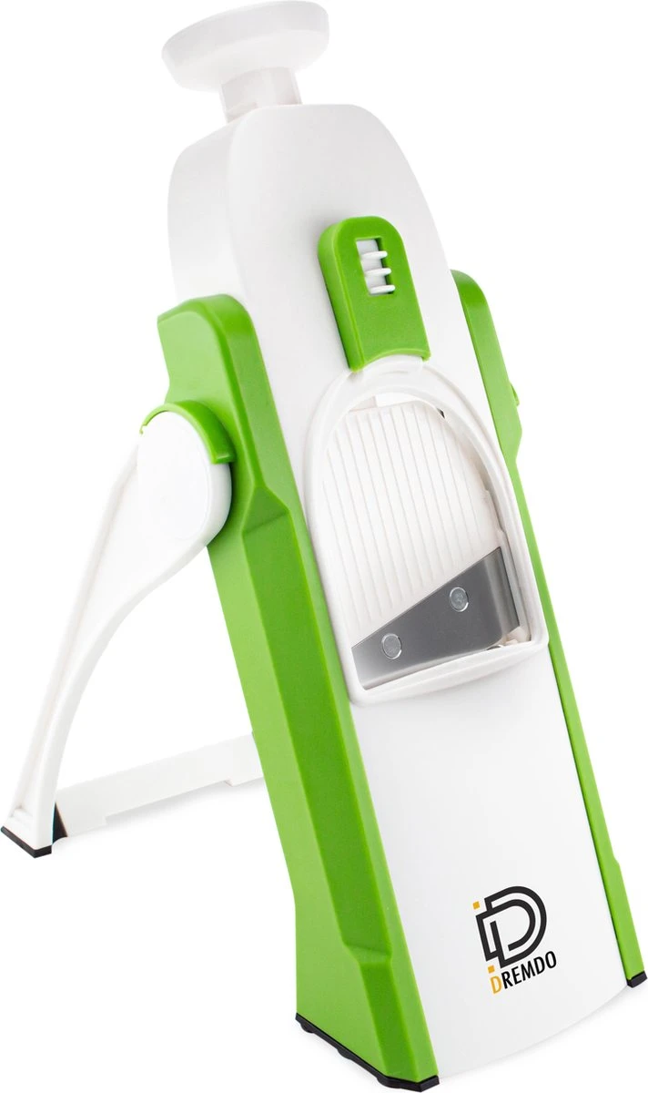 Dremdo Mandoline Groentesnijder – Keukensnijder – Handmatig – Schijfjes/Blokjes/Reepjes/Julliene - BPA-vrij - Afbeelding 6