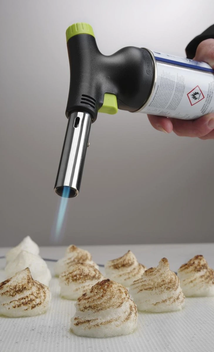 Hendi Design Koksbrander Met Gasbus - Professionele Creme Brullee Brander - 17,5x6,8x(H)26cm - Afbeelding 4