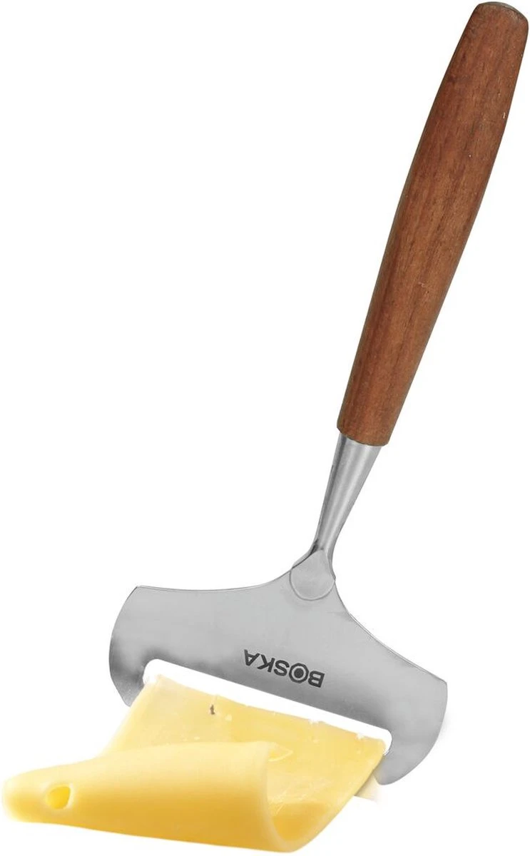 Boska Kaasschaaf Zacht Vienna - Kaasschaaf Jonge Kaas - Kaasschaaf Zachte Kaas - Kaasschaaf Houten Handvat - RVS - Kaasschaaf Die Niet Plakt - Keukengerei - Keuken Accessoires - - 10 Jaar Garantie - Afbeelding 2