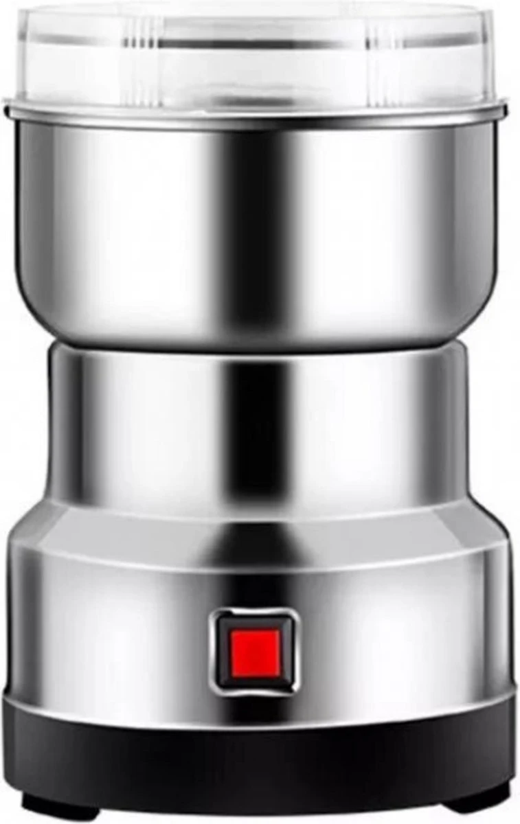 Merkloos Vitafa Kruidenmolen - Elektrisch - Koffiegrinder - Bonenmaler - Specerijenmolen - Kruidenmaler - RVS - Zilver