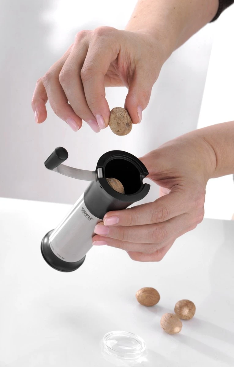 GEFU Nootmuskaatmolen - Laser Cut - RVS - Afbeelding 7