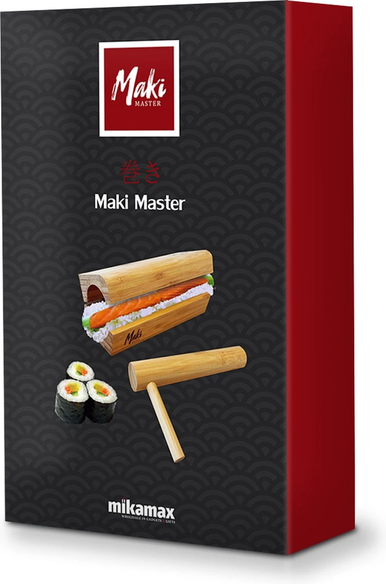 MikaMax Sushi Maker - Sushi Set - Sushi Bazooka - Sushi Machine - Bamboe - Afbeelding 6