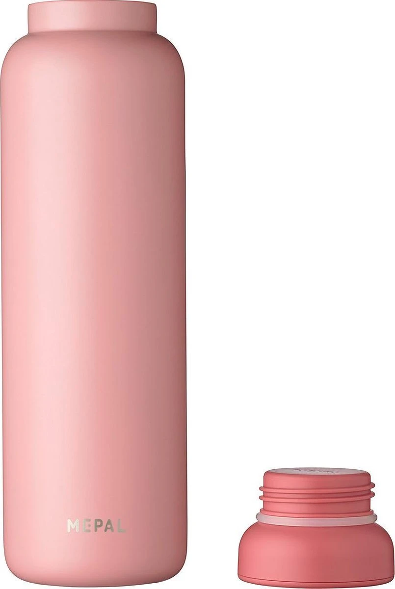 Mepal – Isoleerfles Ellipse 900 Ml – Houdt Je Drankje 12 Uur Warm En 24 Uur Koud – Nordic Pink – Geschikt Voor Bruiswater – Thermosfles – Lekdicht - Afbeelding 3