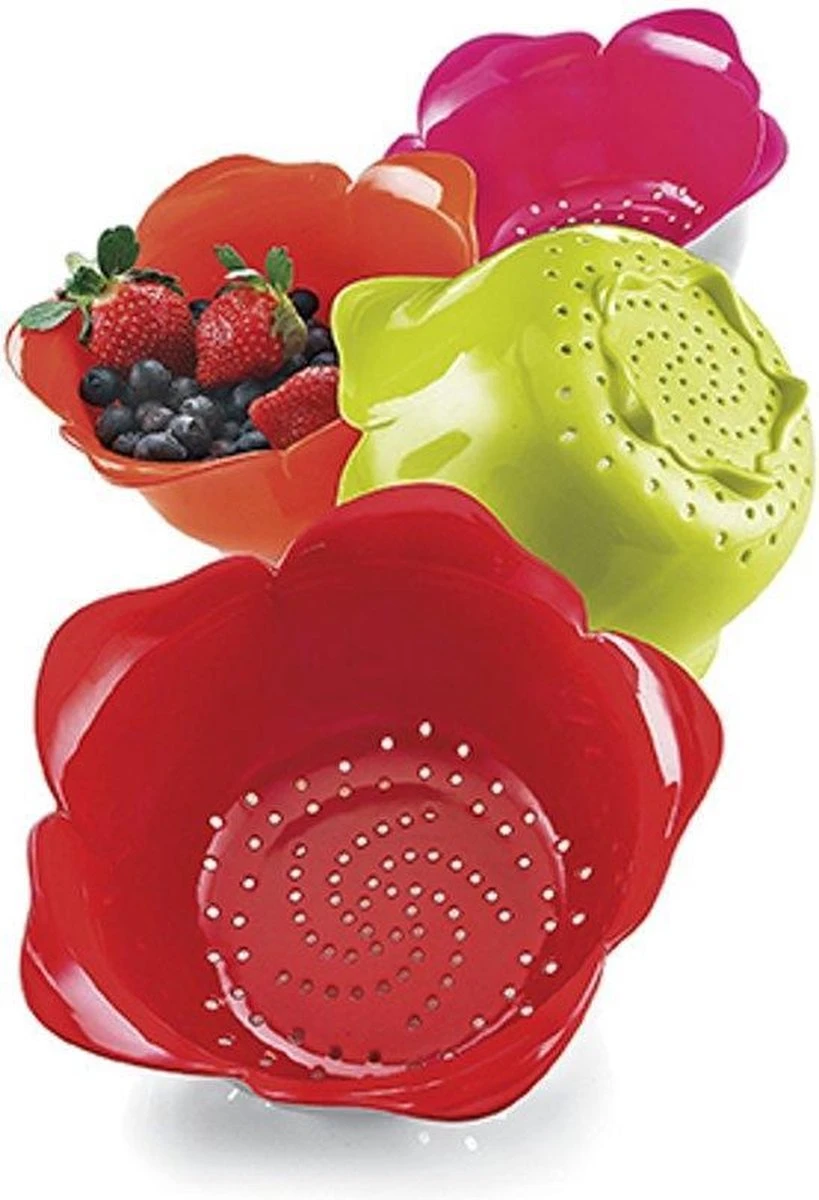 Zak!Designs Vergiet Bloem Mini - Ø16,5 Cm - Oranje - Afbeelding 2