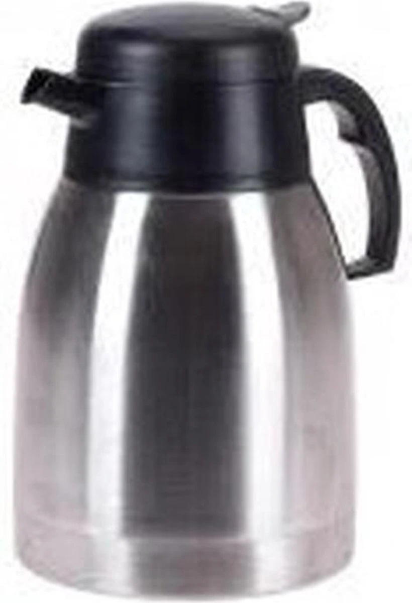 Merkloos Koffiekan/thermoskan Dubbelwandig 1,5 Liter - Koffiekannen/theekannen/isoleerkannen/thermoskannen - Koffie/thee Meenemen