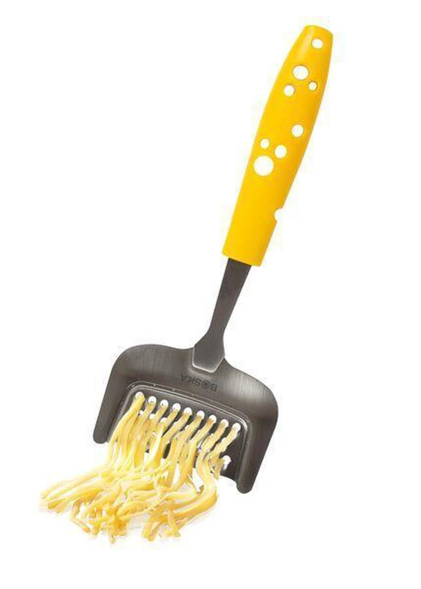 Boska Kaasrasp Cheesy - Kaasrasp Harde Kaas - Kaasrasp Voor Oude Kaas - Vaatwasserbestendig - Gele Kaasrasp - Multifunctionele Kaasschaaf - RVS - Keukengerei - Keuken Accessoires - 10 Jaar Garantie - Afbeelding 2