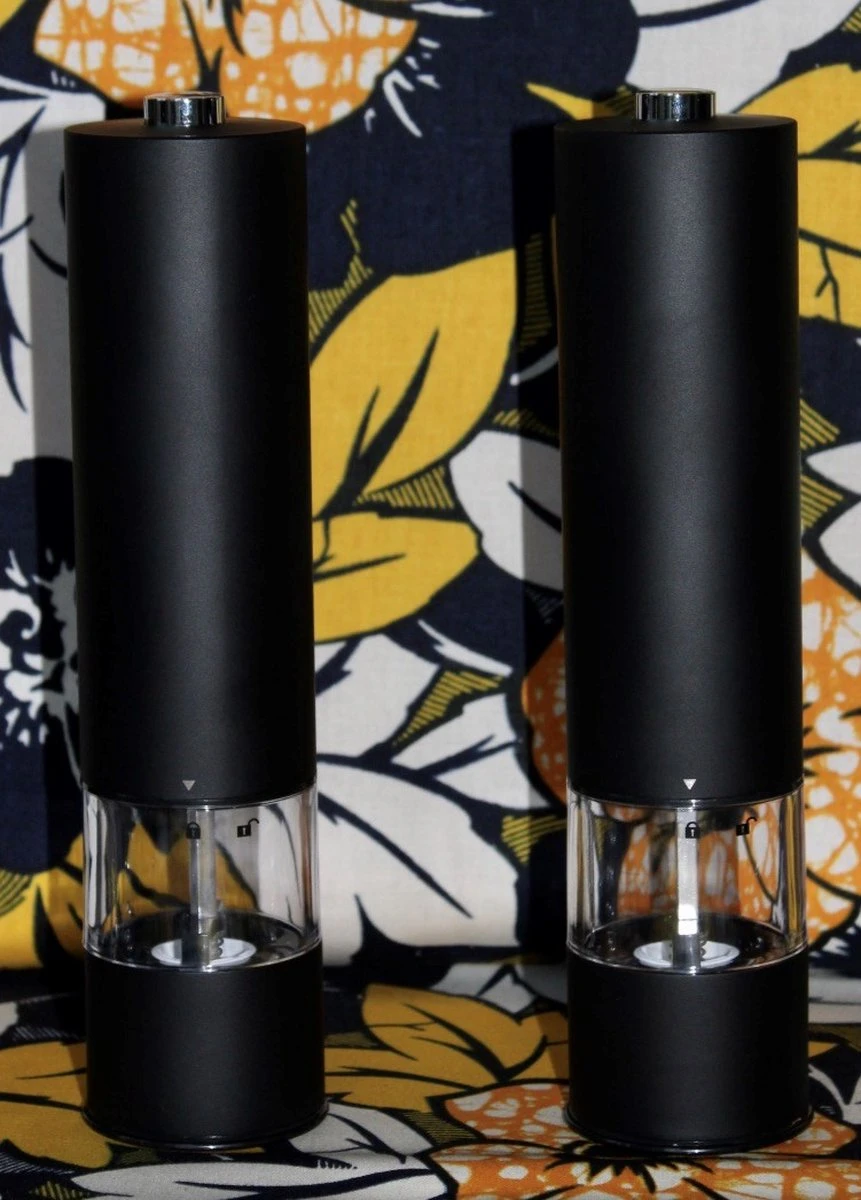 Allkinds Elektrische Peper En Zoutmolen Set - Peper En Zoutstel Elektrisch - Keukengerei - Batterij - Lichtgevend - RVS - Mat Zwart - Afbeelding 4