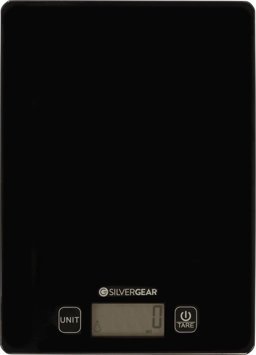 Silvergear Digitale Keukenweegschaal – Zwart – LCD Scherm - Afbeelding 5