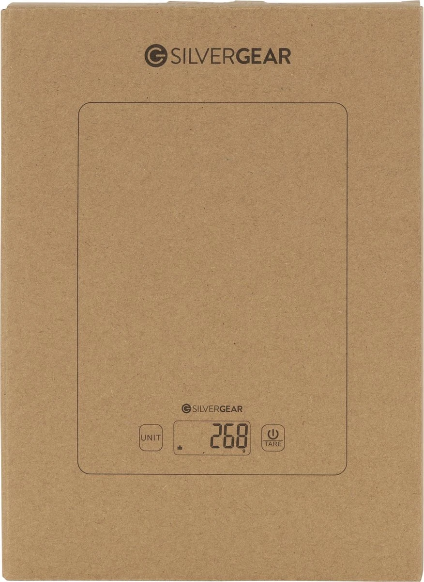 Silvergear Digitale Keukenweegschaal – Zwart – LCD Scherm - Afbeelding 6