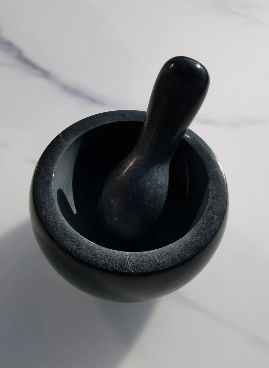 Sparq Home - Vijzel - Speksteen - Soapstone - Relatiegeschenk - Cadeau - Keukenaccessoire