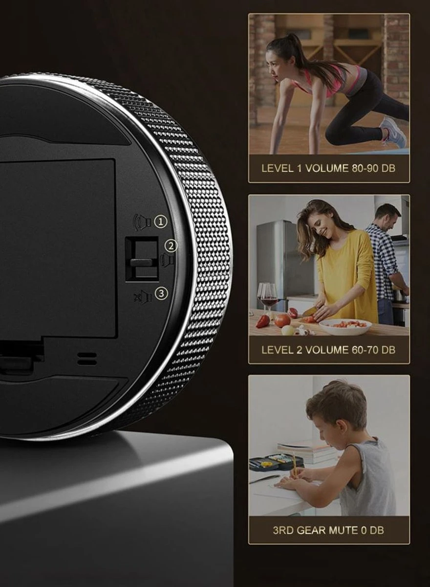 Merkloos Digitale Kookwekker Zwart Van METU-Online - Smart Timer - LED Display - Magnetisch Met Handige Draaiknop - Barbecue Kookwekker Magneet - BBQ Wekker - Afbeelding 6