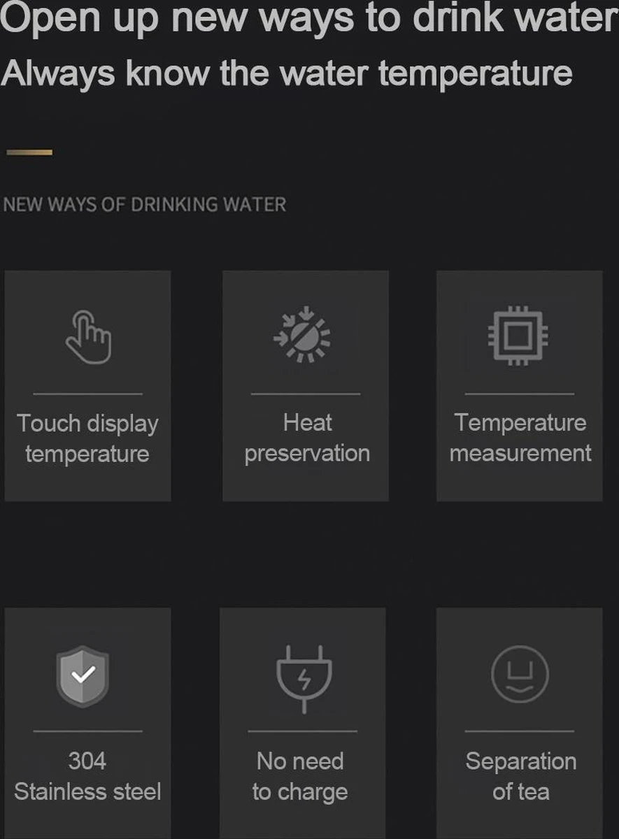 Slimme Thermosfles Met LCD Temperatuur Display - Curver Isolatiefles 0,5 Liter - Dubbelwandige Thermosfles - Thermosbeker - Isoleerfles - Thermoskan - Travel Mug - Bidon Drinkfles - Koffiebeker - Drinkflessen - RVS - Smart Thermos - Metaal - Afbeelding 14