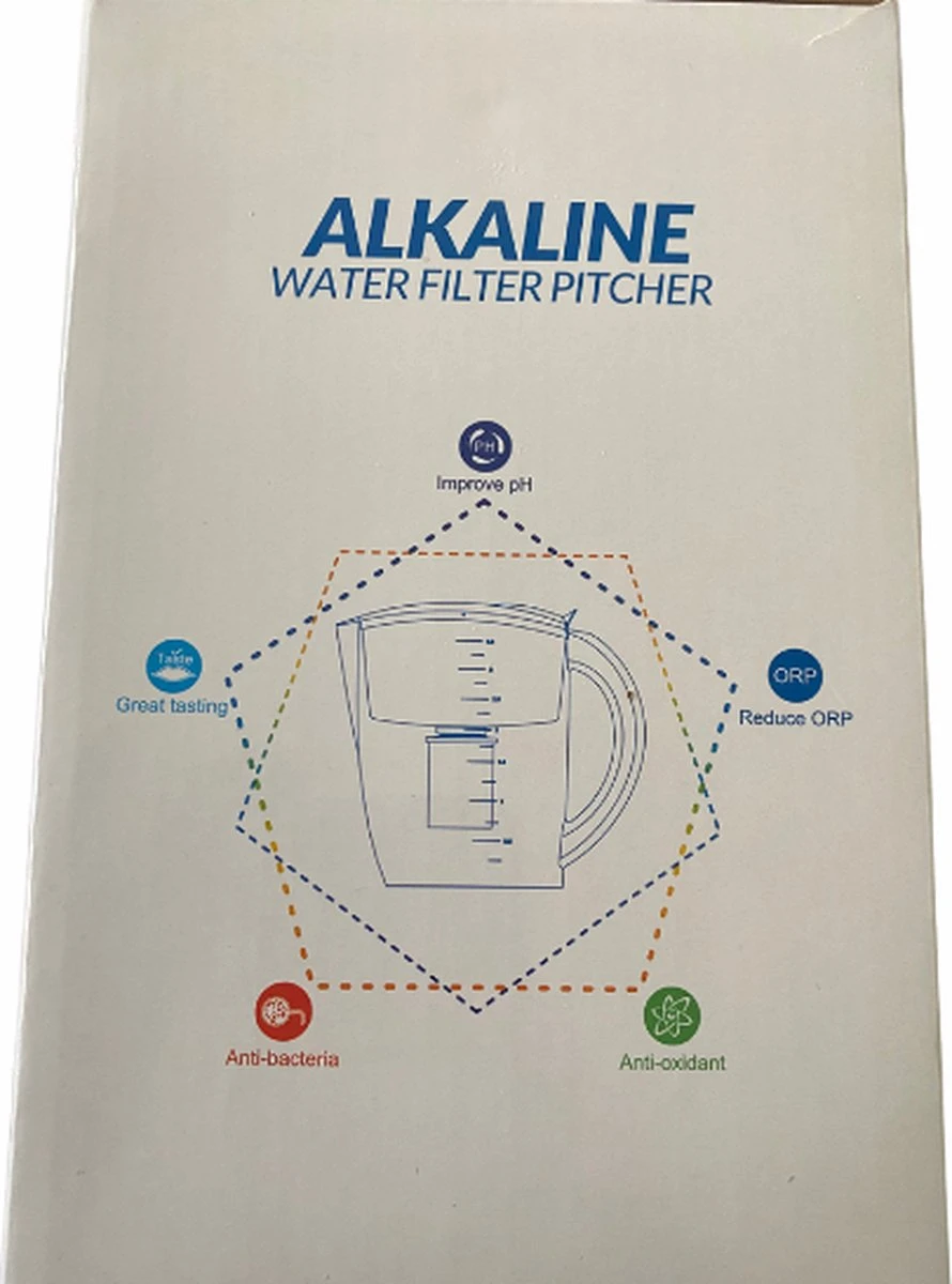 Alkaline WaterFilterkan - AlkaKan Voor Alkalisch/ Basisch Water | Met GRATIS PH-testpapier - Afbeelding 4