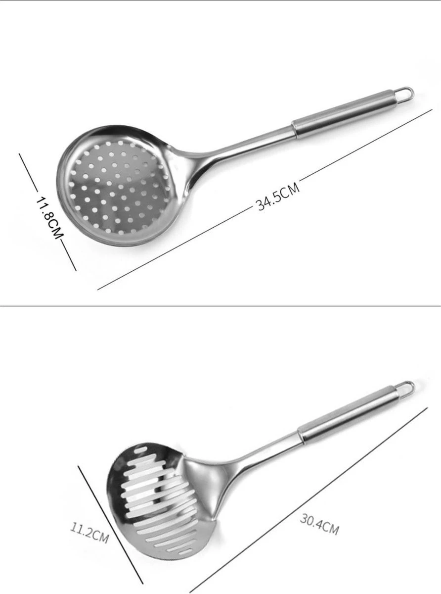 Merkloos Keukenset Kookgerei - Keukengerei Set - 12-delig - Able & Borret - Afbeelding 6