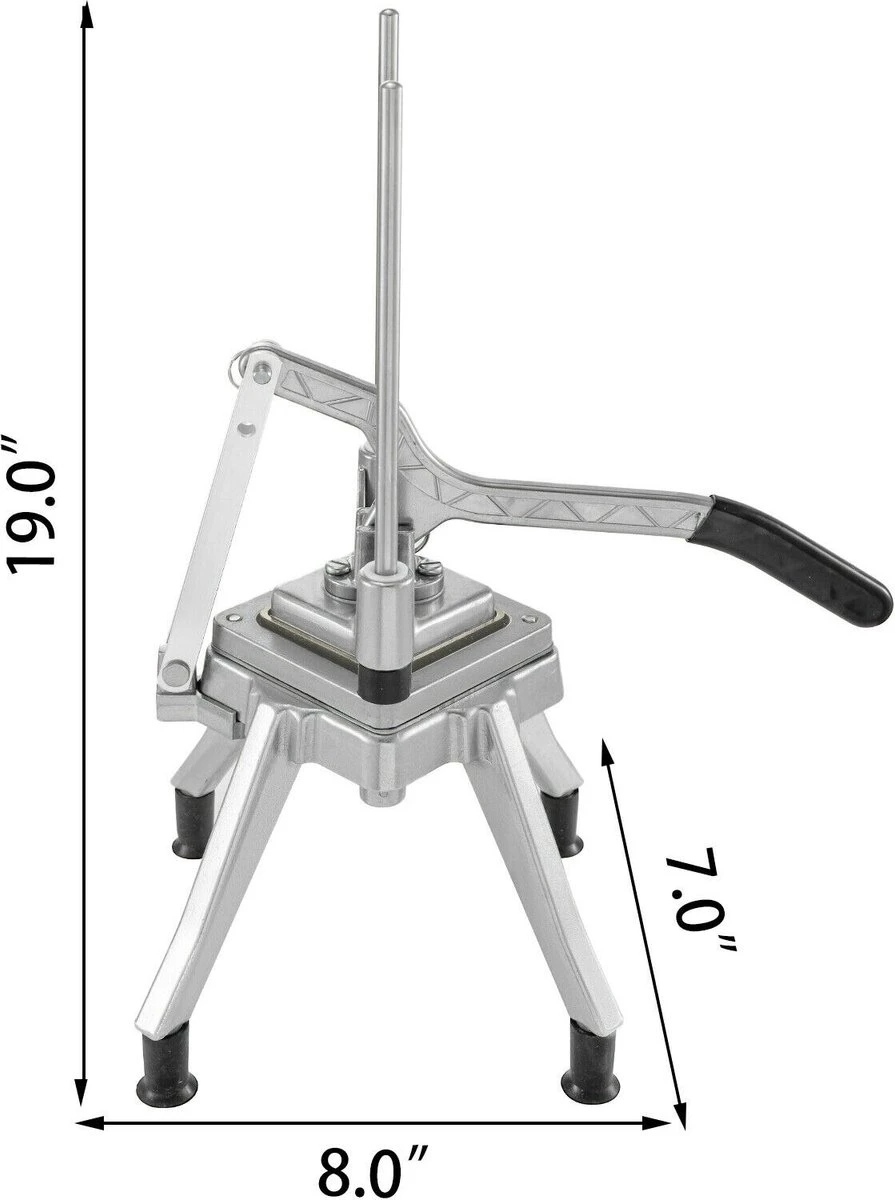 Autura Multifunctionele Frietsnijder - Groentesnijder - Patatsnijder - Roestvrijstaal - 0,5 Inch Snijblad - Afbeelding 6