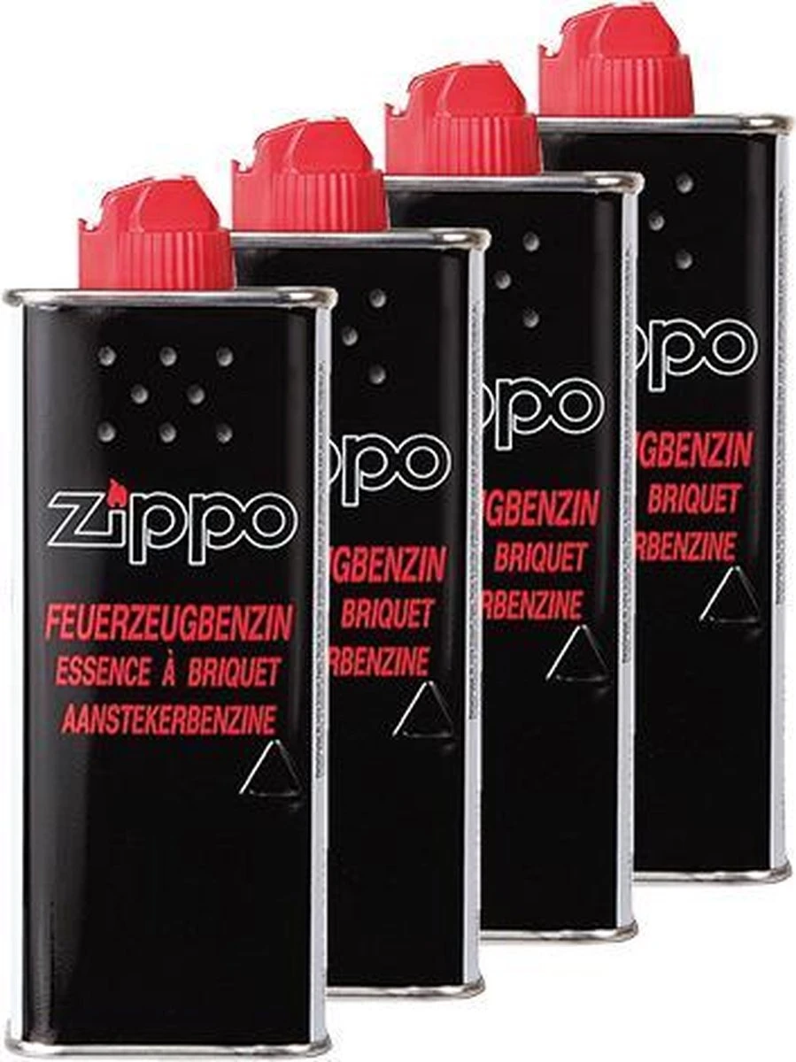 4 X Zippo Vloeistof - Benzine Aansteker