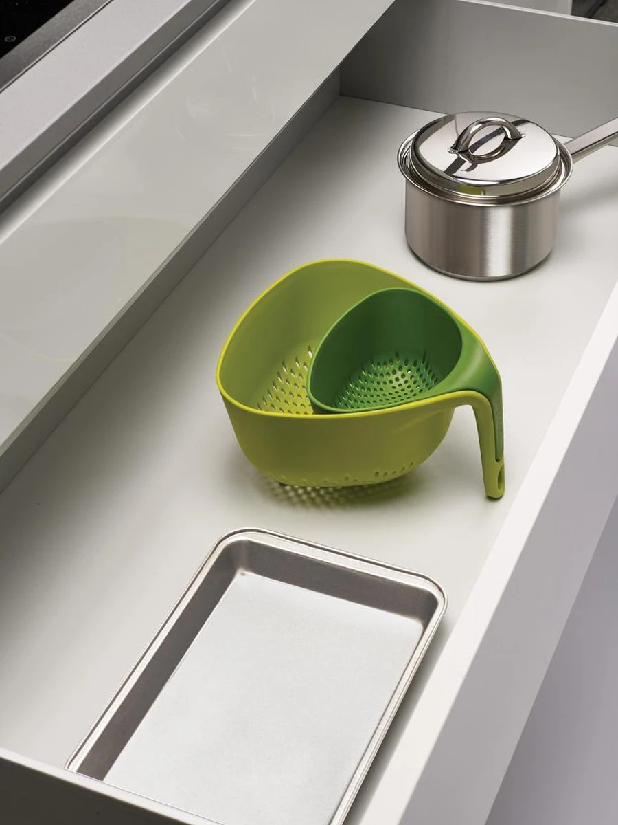 Joseph Joseph Vergiet Driehoek - 22.1x23.5x13.3 Cm - Set Van 2 Stuks - Grijs - Afbeelding 2