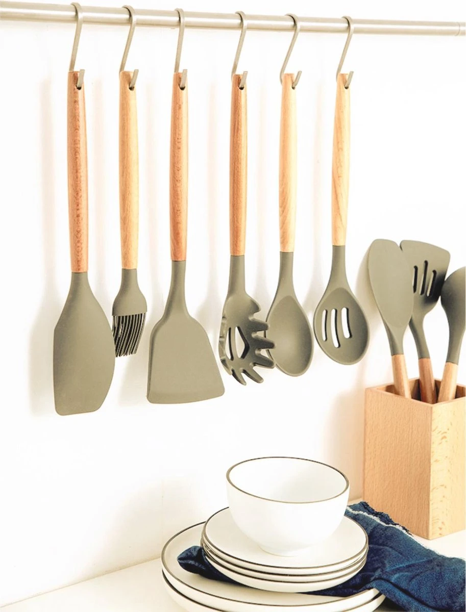 Merkloos Keukenset Kookgerei - Keukengerei Set - 13-delig - Able & Borret - Afbeelding 2