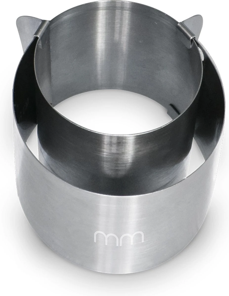 MikaMax Verstelbare Kookringen - Verstelbare Voedselringen - Bakringen - Garneerringen - Verbeter Je Kookkunsten - RVS - Vaatwasser Bestendig - Set Van 3 - Afbeelding 3