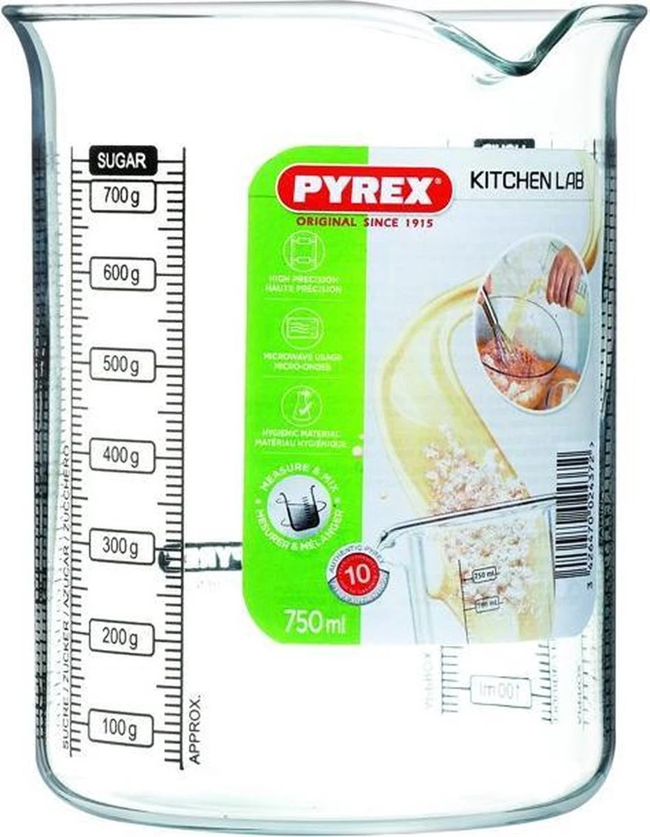 Maatglas, 0,75 Liter - Pyrex | Classic Prepware - Afbeelding 5