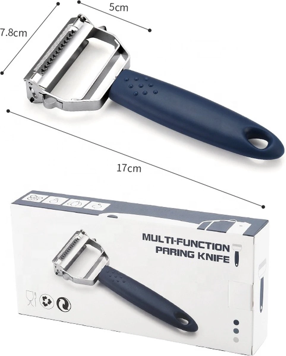 ProudProducts RVS Dunschiller Voor Efficiënt Schillen En Snijden - Duurzaam Keukengerei - Afbeelding 9