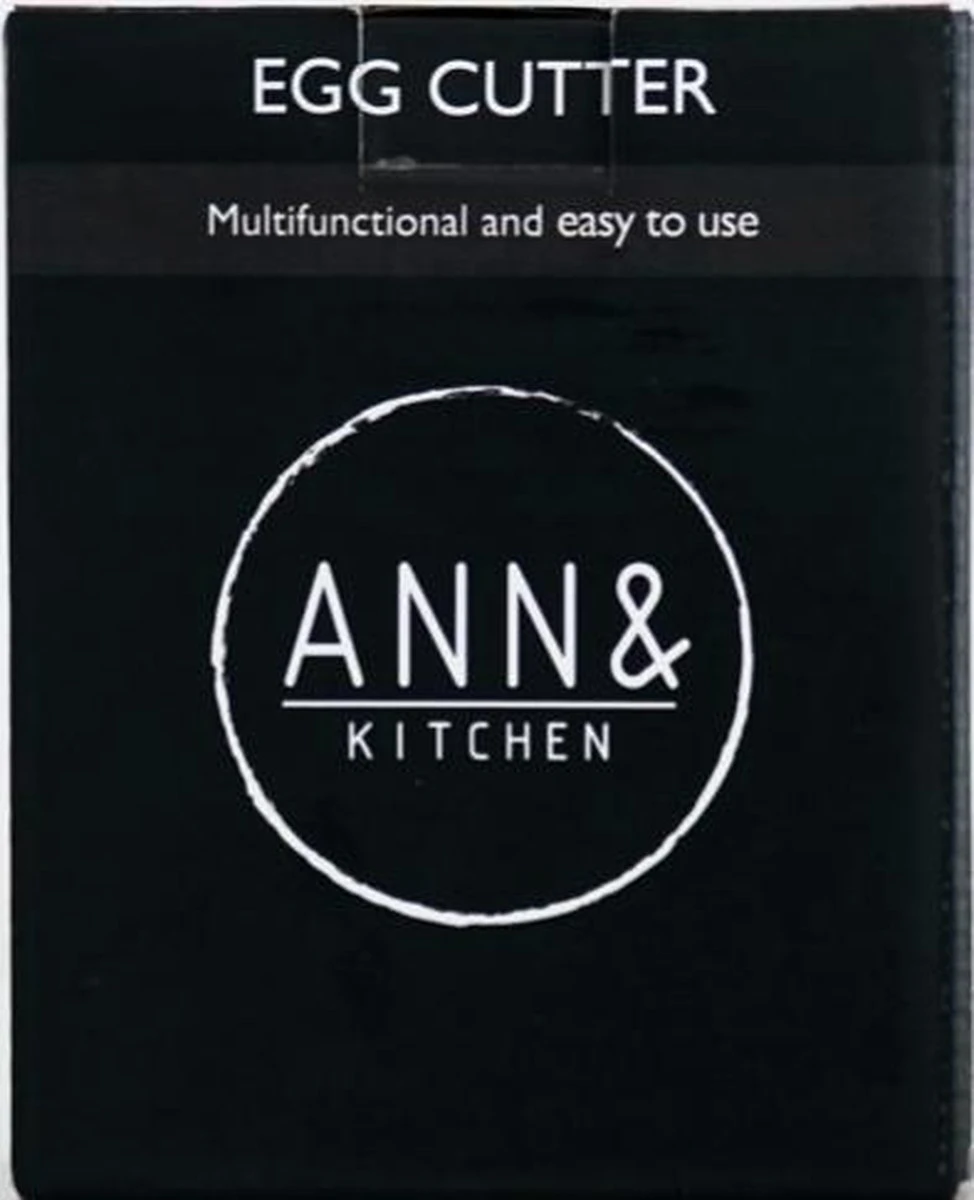 Multifunctionele Eiersnijder - RVS - Zwart/Zilver - Afbeelding 5