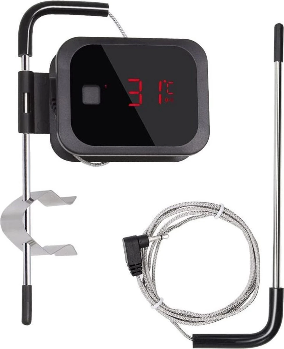 Draadloze BBQ Thermometer Met App - Bluetooth Kerntemperatuur - Wireless - Grill - Rookoven - Vleesthermometer - Barbecue - Afbeelding 6