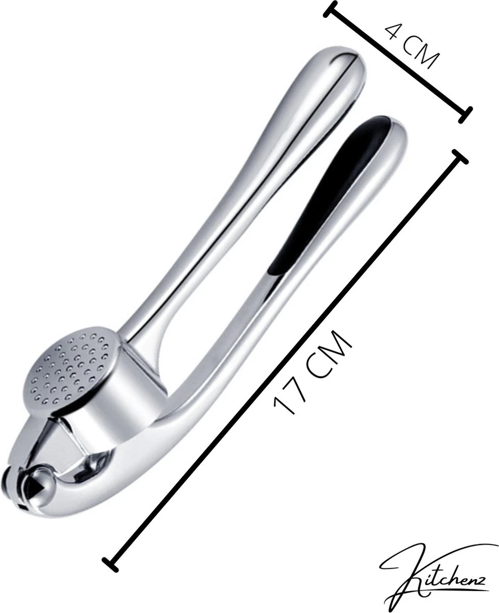 Knoflookpers - Luxe Knoflookpers - Stevige Knoflookpers - Knoflookpers RVS - Roestvrijstaal - Afbeelding 7