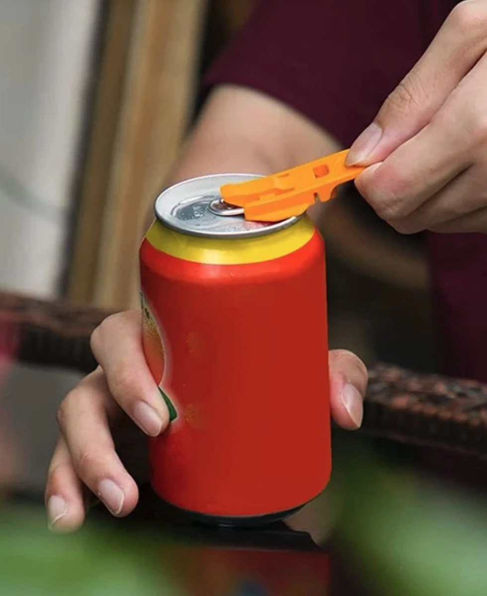 Can Lock - Blikjesopener - Blikopener Voor Blikjes - Blikjes Sluiter - Can Opener - Hulpmiddel - Blauw - Afbeelding 2