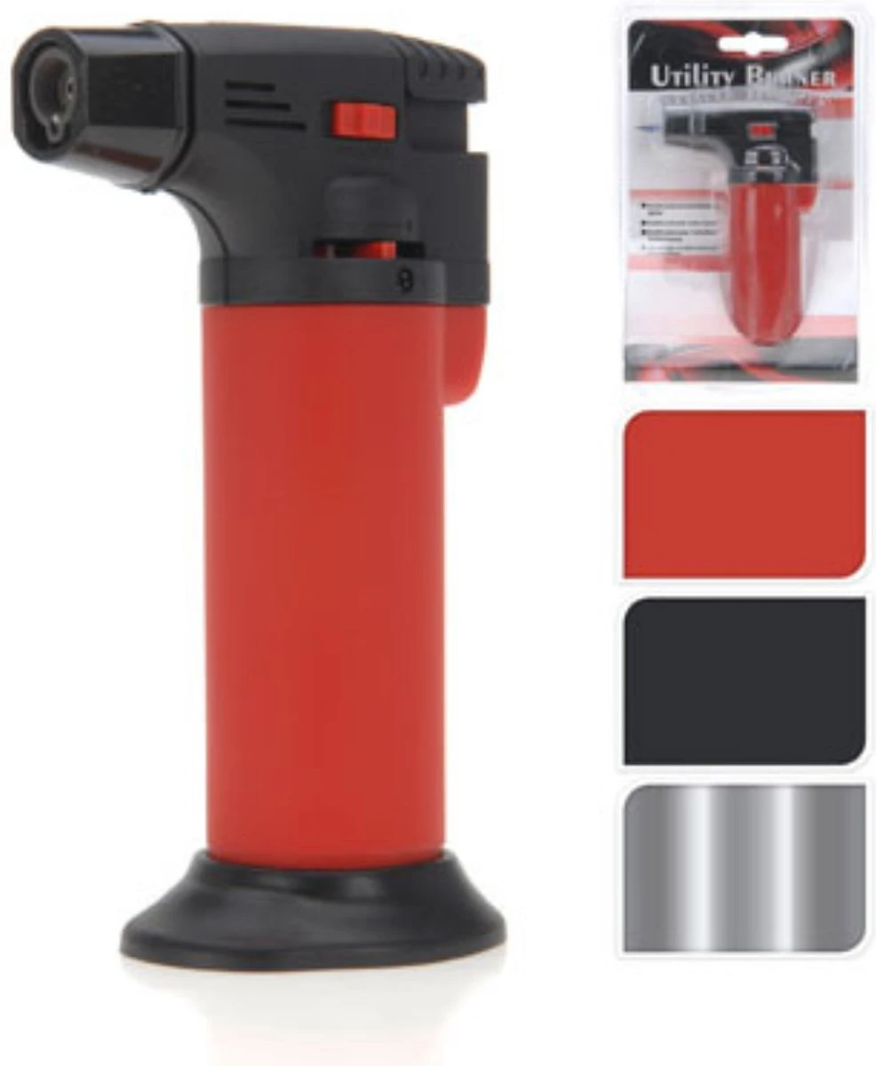 Multifunctionele Turbo Brander - Hervulbaar - Geschikt Voor Crème Brûlée - Mini 11cm - Afbeelding 2